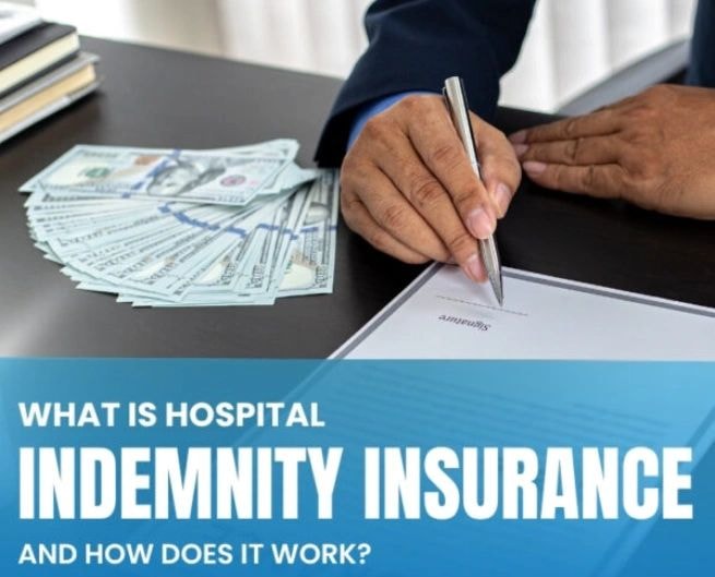 Hospital indemnity insurance educational graphic